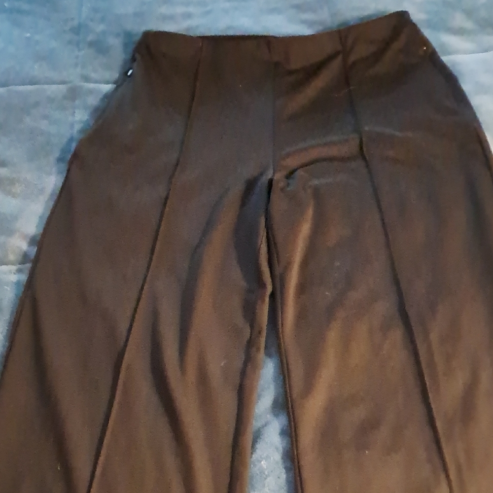 Black Boot Cut Flare Pants with Professional Finish